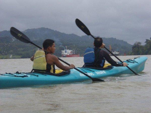 Panama Canal kayaking
