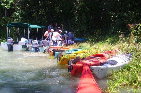 Panama Canal kayaking