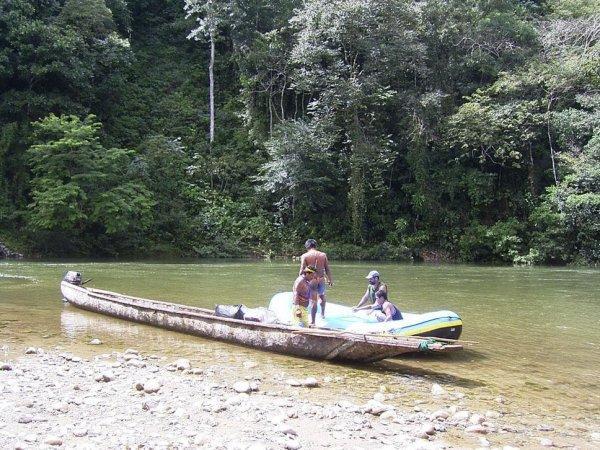 Chagres Nationalpark   Indio holen uns ab