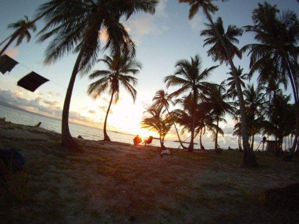 san blas sun set