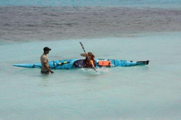 practing paddling techniques