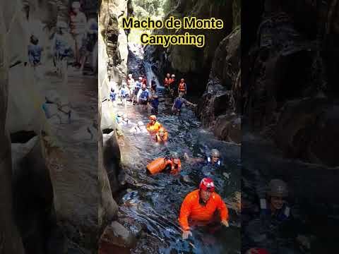 macho de monte canyoning in